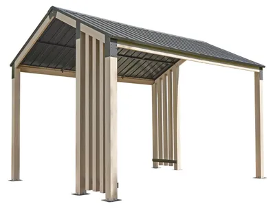 Produktbild von Sojag Lito 1012 wetterfester Pavillon aus Aluminium 3x3,5 m