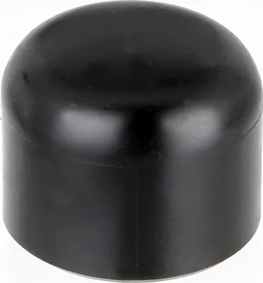 Image de Alberts 831967 Pfostenkappe für runde Metallpfosten, Kunststoff, schwarz, für Pfosten-Ø 34 mm, 20er Set