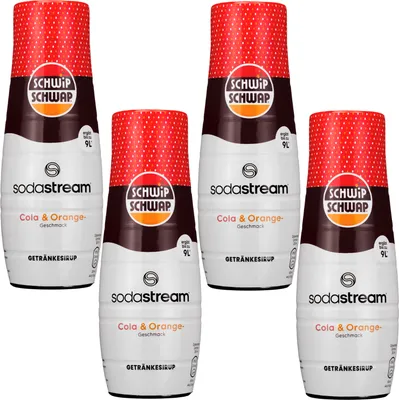 Obrázek produktu pro Sodastream sirup Schwip Schwap Cola Orange 4x440ml nápojový sirup