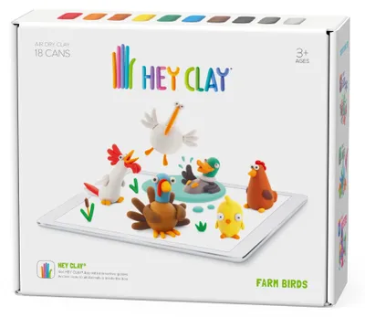 Produktbild von Hey Clay - Bauernhofvögel 0378