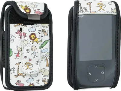 Produktbild von caseroxx Ledertasche mit Gürtelclip kompatibel mit Dexcom G7 / ONE+ aus Kunstleder, Tasche mit Gürtelclip und Sichtfenster