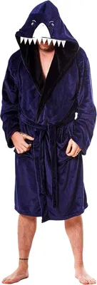 Produktbild von Keanu - Morgenmantel für Herren, Fleece TC233 (M-L) (Dunkles Marineblau)