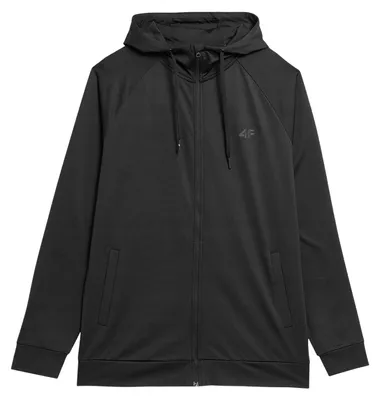 Productafbeelding van 4F - "M209" hoodie met volledige rits voor heren, model PP1777 (maat S) (zwart)