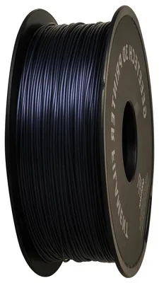 Image de Filament pour imprimante 3D - PLA Silk 1,75 mm - Bobine de 1 kg - Brillant - Bleu phosphorescent
