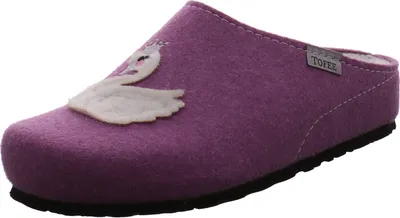 Produktbild von Tofee Mädchen Hausschuh Schwan lila