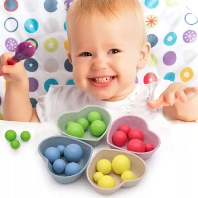 Productafbeelding van Interactieve Montessori-set voor het leren tellen en kleuren sorteren