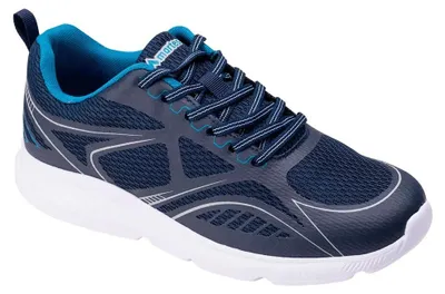 Productafbeelding van Martes - Heren sneaker "Runie" IG4156 (maat 45,5 EU) (zwart/marineblauw)
