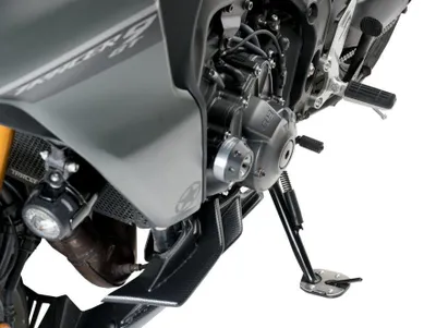 Produktbild von PUIG 20677N Fusstandverbreiterung mit Standardaufhängung passend fuer YAMAHA MT-09 SP Schwarz