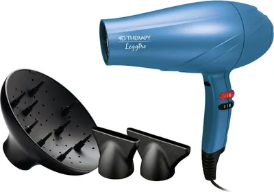 Immagine prodotto di Ga Ma Leggero Ion 4D Therapy Phon Asciugacapelli Nero Blu 2400 W