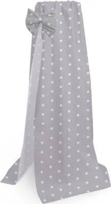 Produktbild von Amilian Vollstoffhimmel mit Schleife für Baby Bett, Stubenwagen, Babywiege, Kinderbett, Kinderzimmer Deko; Baldachin; Bettvorhang; Betthimmel