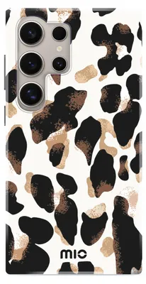 Produktbild von MIO Handyhülle für Samsung Galaxy S24 Ultra MagSafe Hülle Hardcase Backcover - Leopard