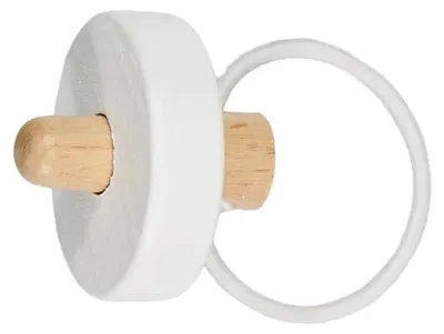 Immagine prodotto di Ciucchiotto per bambole in legno, bianco, 13 cm - Heless