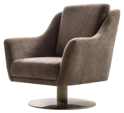 Produktbild von Eleganter Drehsessel Designer Arbeitszimmer Sessel Polstersessel