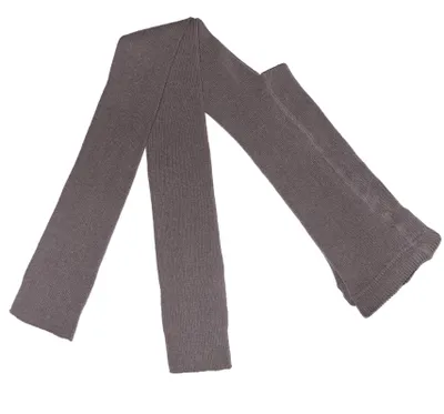 Produktbild von Kinder Leggings aus Baumwolle Einfarbig Rippe 1:1 Grau Größe 98-104