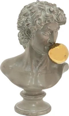 Zdjęcie produktu dla Clayre & Eef Bust Man 21x16x34 cm szary polyresin