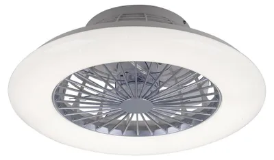 Immagine prodotto di Ventilatore a soffitto LED Starluna modello 'Taloni', colore bianco, realizzato in metallo
