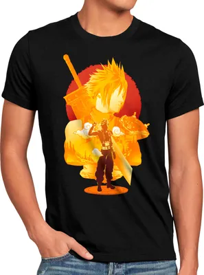 Produktbild von style3 Brave Sword Fighter Herren T-Shirt anime cloud chocobo sephiroth