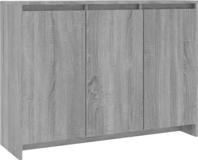 Produktbild von vidaXL Sideboard Grau Sonoma 102x33x75 cm Holzwerkstoff