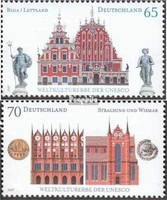 Produktbild von Briefmarken BRD (BR.Deutschland) 2007 Mi 2614-2615 (kompl.Ausg.) gestempelt Kulturerbe