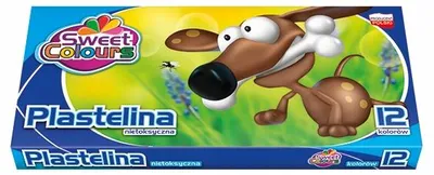 Produktbild von Sweet Colours Plastilin 12 Farben Modellierspaß Knetmasse