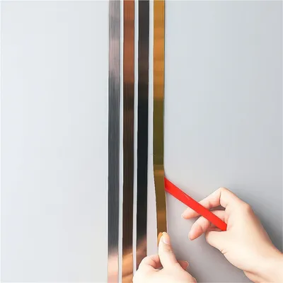 Productafbeelding van Metalen Afwerking Strip - Geborsteld - 2,5 cm Breed