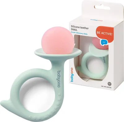 Zdjęcie produktu dla BABYONO Gryzak silikonowy miękki snail