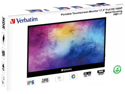 Obrázok produktu pre Prenosný dotykový monitor Verbatim PMT-17 17,3" FullHD