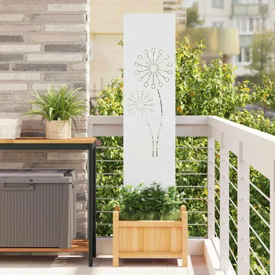 Immagine prodotto di Schermo per privacy in giardino Traforo Bianco 32 x 140 cm