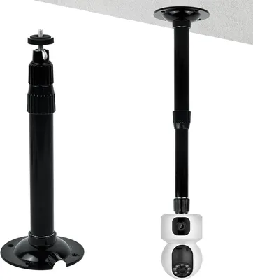 Produktbild von Verstellbare CCTV Halterung, Polenmontage für Überwachungskameras, 20-40 cm, 180° Neigungs- und 360°