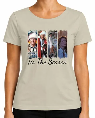 Produktbild von Christmas Vacation Clark Griswold Weihnachtsfilm Schöne Bescherung Damen T-Shirt, Natur, XXL