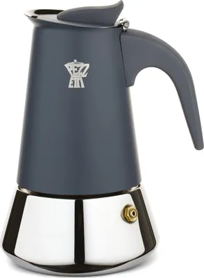 Obrázek produktu pro Espresso vařič, PEZZETTI STEELEXPRESS, nerezová ocel, 10 šálků, vhodný pro indukční varné desky, modrý