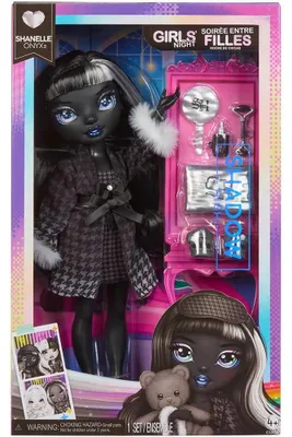Produktbild von Rainbow High Shadow High Fashion Doll Girls' Night - Shanelle (black hair), Modepuppe, Weiblich, 4 Jahr(e), Junge/Mädchen, 260 mm, Schwarz