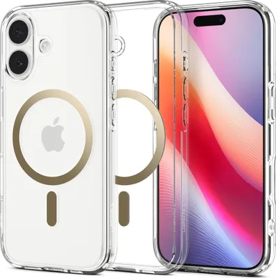 Immagine prodotto di Custodia SPIGEN ULTRA HYBRID MAG compatibile con MagSafe adatta per IPHONE 17 oro chiaro