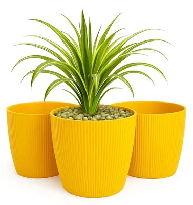 Zdjęcie produktu dla Zestaw 3 doniczek do roślin, do użytku wewnątrz i na zewnątrz, o średnicy 18 cm