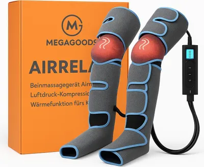 Produktbild von Beinmassagegerät Airmassage Luftdruck 360 Durchblutung Kompression DE.