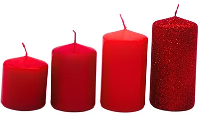Produktbild von Adventskerzen, Stumpenkerzen, Adventskranzkerzen,Tischkerzen, Blockkerze, Tafelk