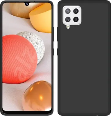 Obrázek produktu pro cofi1453® Silicone Case Basic kompatibilní s pouzdrem Samsung Galaxy A42 5G TPU Soft Mobile Phone Cover Protection Matt Black