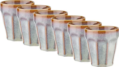 Produktbild von BUTLERS Kaffeetasse BERGAMO 6er-Set