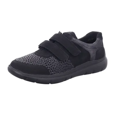 Produktbild von Waldläufer Waldläufer H-Leonie, Sneaker, Nubukleder/Stretch, schwarz, Weite H 796H31-305-001