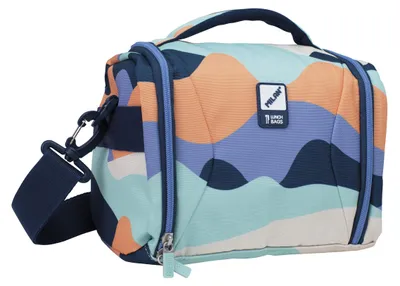 Kühltasche 5 l, blau, isoliert, mit Tragegurt