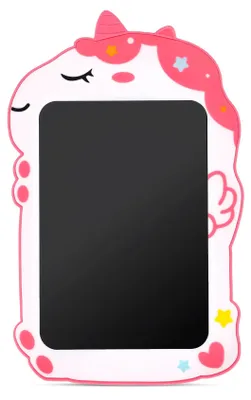Productafbeelding van LCD-tekenbord voor kinderen, magisch bord van 8,5 inch met pen, schrijf- en notitiebord voor kinderen, meerkleurig, roze, merk Sun Baby
