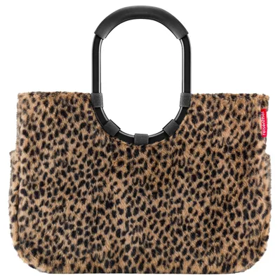 Produktbild von Reisenthel loopshopper L, Braun, Schwarz, Polyester, Stoffbeutel, Muster, 25 l, 460 mm