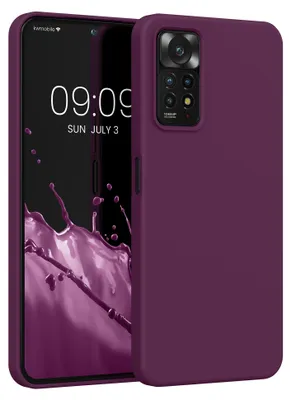 Produktbild von kwmobile Handyhülle für Xiaomi Redmi Note 11 Pro / Note 11 Pro (5G) / Note 12 Pro (4G) Hülle - Case Silikon - Kabelloses Laden - Schutzhülle Cover in