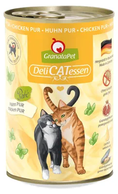 Productafbeelding van GranataPet DeliCatessen Kip PURE, natvoer voor katten, voer zonder granen &