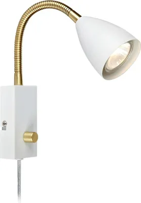 Produktbild von Markslöjd 106588, Oberfläche, 1 Glühbirne(n), GU10, IP20, Weiß