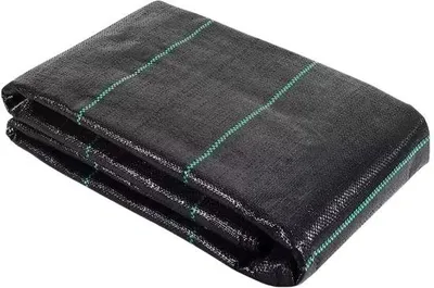 Productafbeelding van Onkruiddoek, extra sterk, 70 g/m² (0,6 m x 5 m), bodemdoek, tuindoek tegen onkruid, zwart