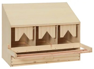 Produktbild von vidaXL 3er Legenest 72x33x54 cm Massivholz Kiefer