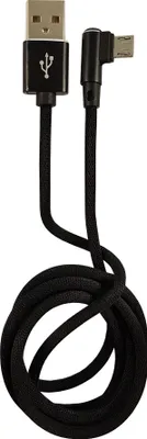 Produktbild von LC-Power LC-C-USB-MICRO-1M-2, 1 m, USB A, Micro-USB B, Schwarz