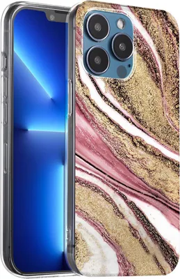Produktbild von Conie Muster Schutzhülle für iPhone 13 Pro Tasche Silikon Case Bild Cover Bumper TPU Hülle als Motiv 2
