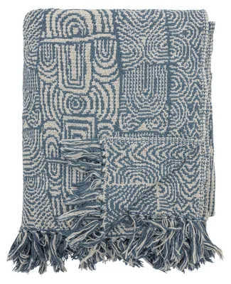 Produktbild von Bresso Decke, Blue, Recycelte Baumwolle